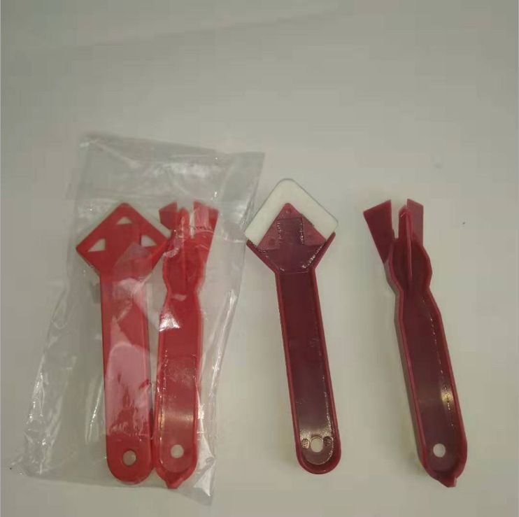 Silicone scraper grouting tool internal angle scraper plastic shovel tool dent repair small scraper_voghion.com