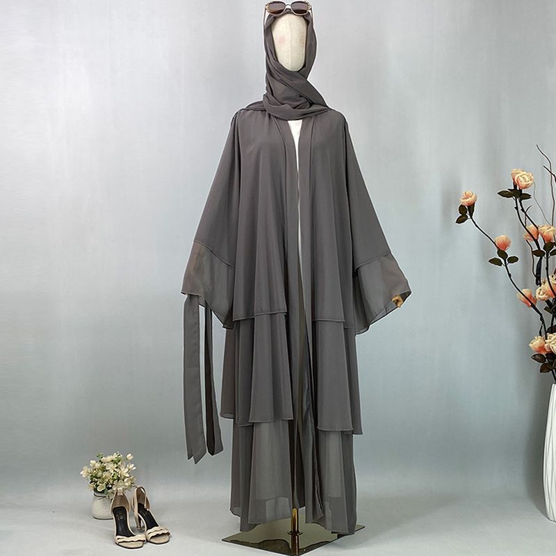 Sukienki na imprezę Eid Kimono Kpytomoa Plus Size Odzież damska Outer Banks Kaftan Marokański Hidżab Muzułmańskie Tureckie Pakistańskie Abaje_voghion.com