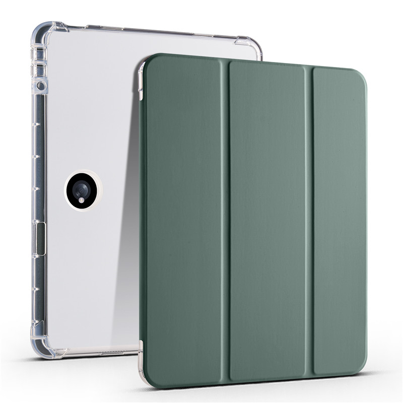 Tablet Coque For OPPO Pad 2 Case 11.61 inch PU Leather Tri Fold Caqa For One Plus Pad 11.61 Cover With Pencil Holder Shell + Pen_voghion.com