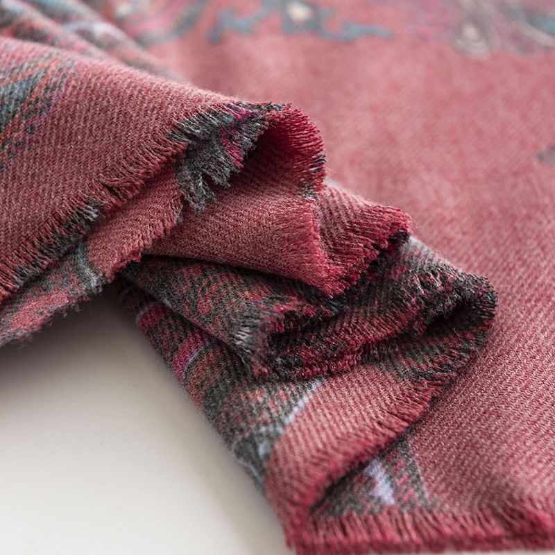 Scarf Autumn and Winter Cashew Nut Printing Female Imitation Cashmere Shawl Thickened Warm and Cold-proof Scarf_voghion.com