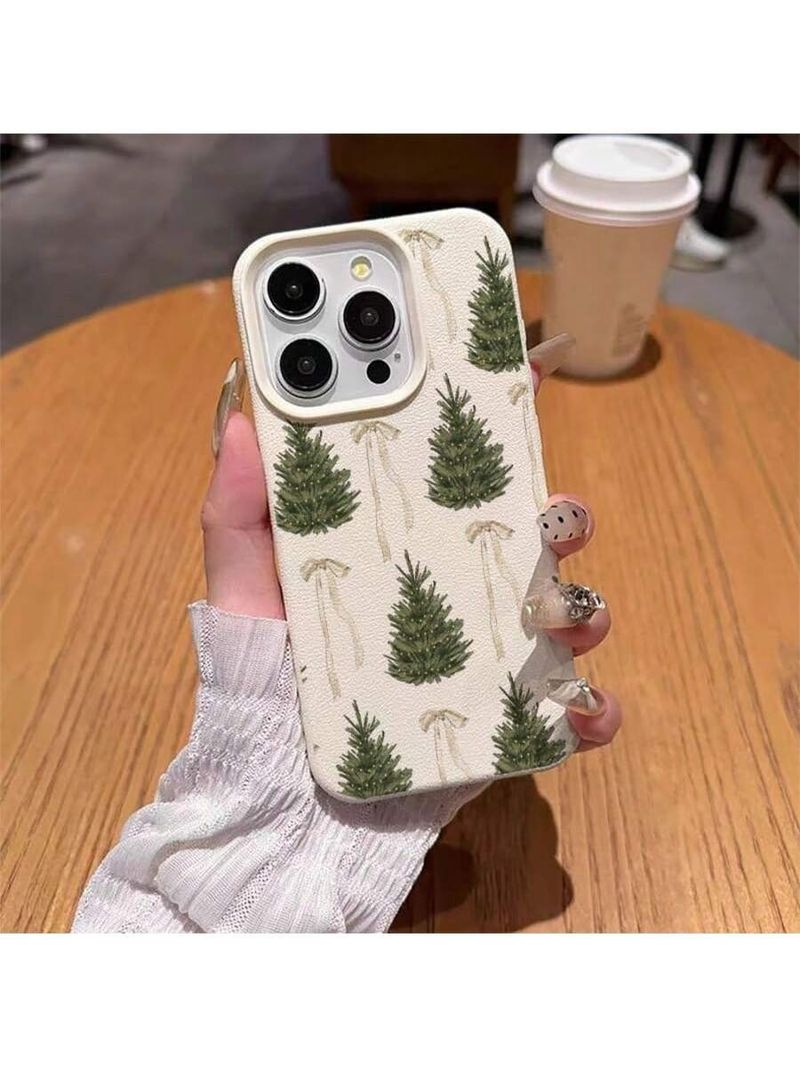 50704555550<=3 Various Christmas Tree Compatible 17 16 Phone Case 15 Pro Leather Texture 14 Cross-Border 13 Holiday_voghion.com