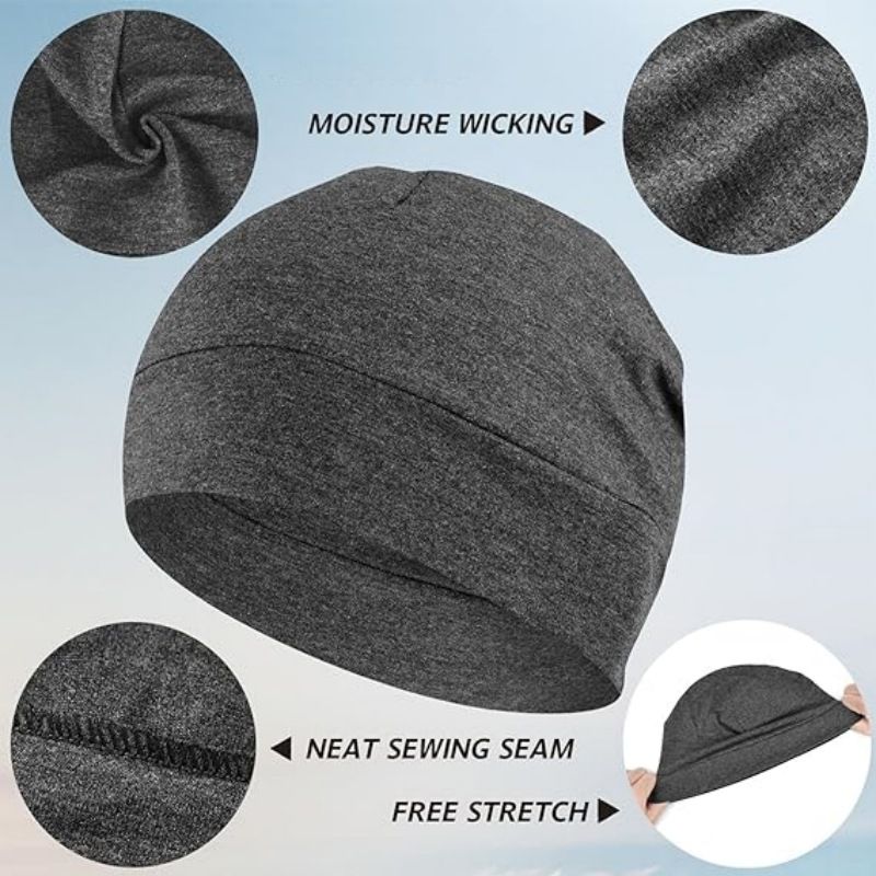 Unisex Running Outdoor Mountaineering Breathable Forehead Guard Headgear Cotton Helmet Lining Hat_voghion.com