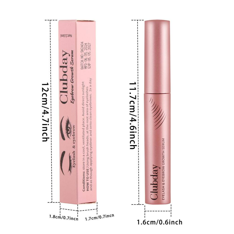 Makeup Clear Wimpernbehandlungsflüssigkeit 3,8 ml Natürliche Augenbrauenverdichtung Wimpernverlängerungsflüssigkeit_voghion.com