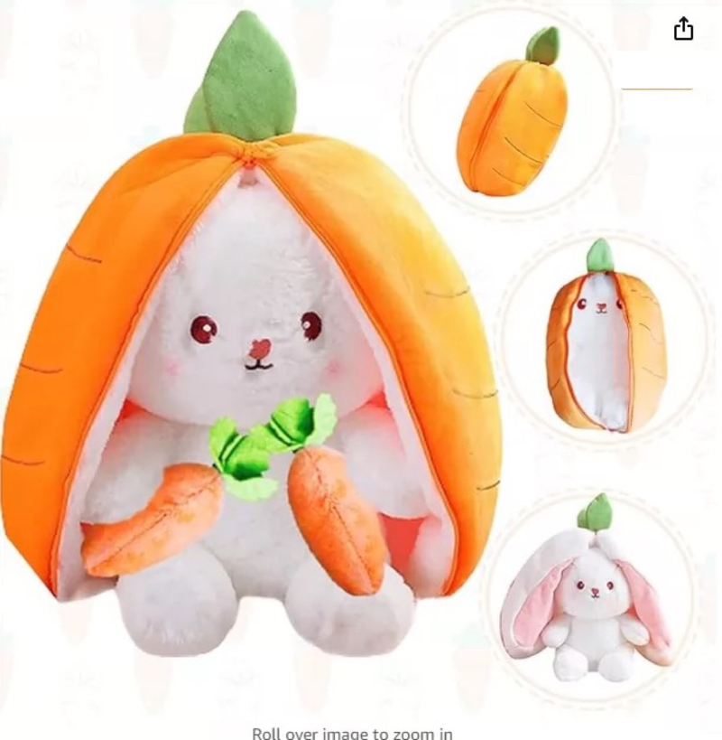 Spielzeug Erdbeere Plüsch Hase Süße Puppe Puppe Puppe Puppe Geburtstag_voghion.com