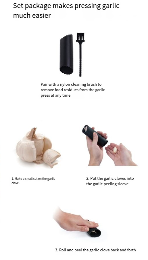 Stainless Steel Garlic Press Garlic Crusher Garlic Crusher Multi Function Garlic Mash Stirring Kitchen Gadget_voghion.com