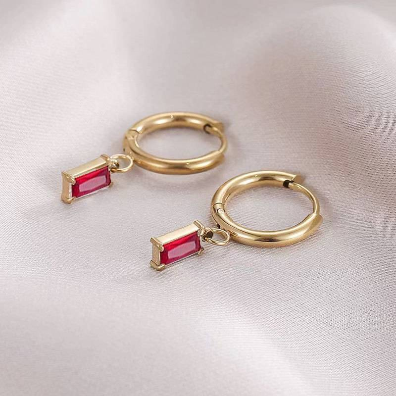Women's Jewelry Exquisite Small Smooth Ear Clip Earrings Simple And Versatile Diamond Earrings Earrings Temperament Minimalist Design_voghion.com