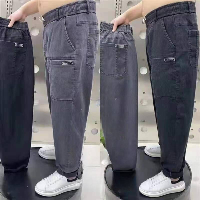 Stretch-Arbeitsjeans für Herren – Cargohose mit Relaxed Fit und mehreren Taschen in Übergröße (M-8XL) – Atmungsaktive Modalmischung für Sommer und Arbeit_voghion.com