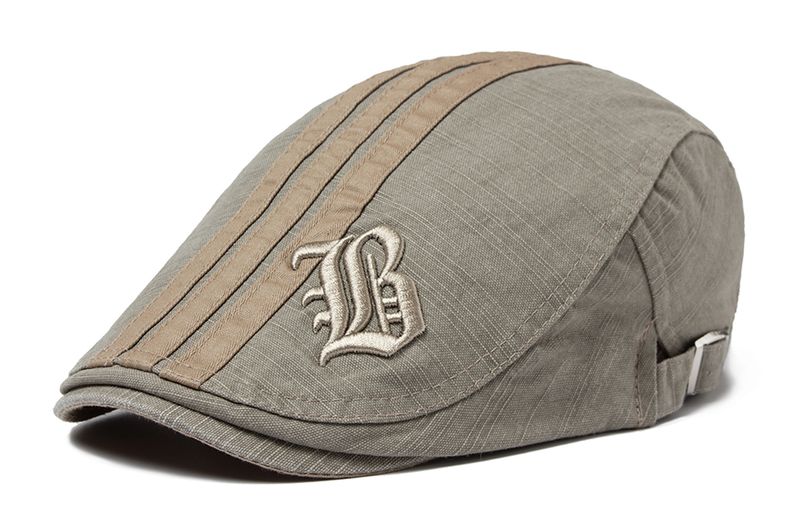 Mode CNTANG Neue Männer Baskenmütze Stickerei Schiebermütze Sommer Visier Für Männliche Mode Vintage Baumwolle Casual_voghion.com