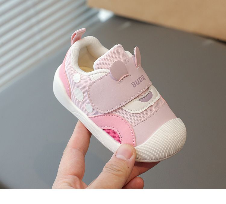 Baby Learning Shoes 0 1 3 Years Old Spring And Autumn New Infant Mesh Non Slip Sports Shoes Boys And Girls Functional Shoes_voghion.com