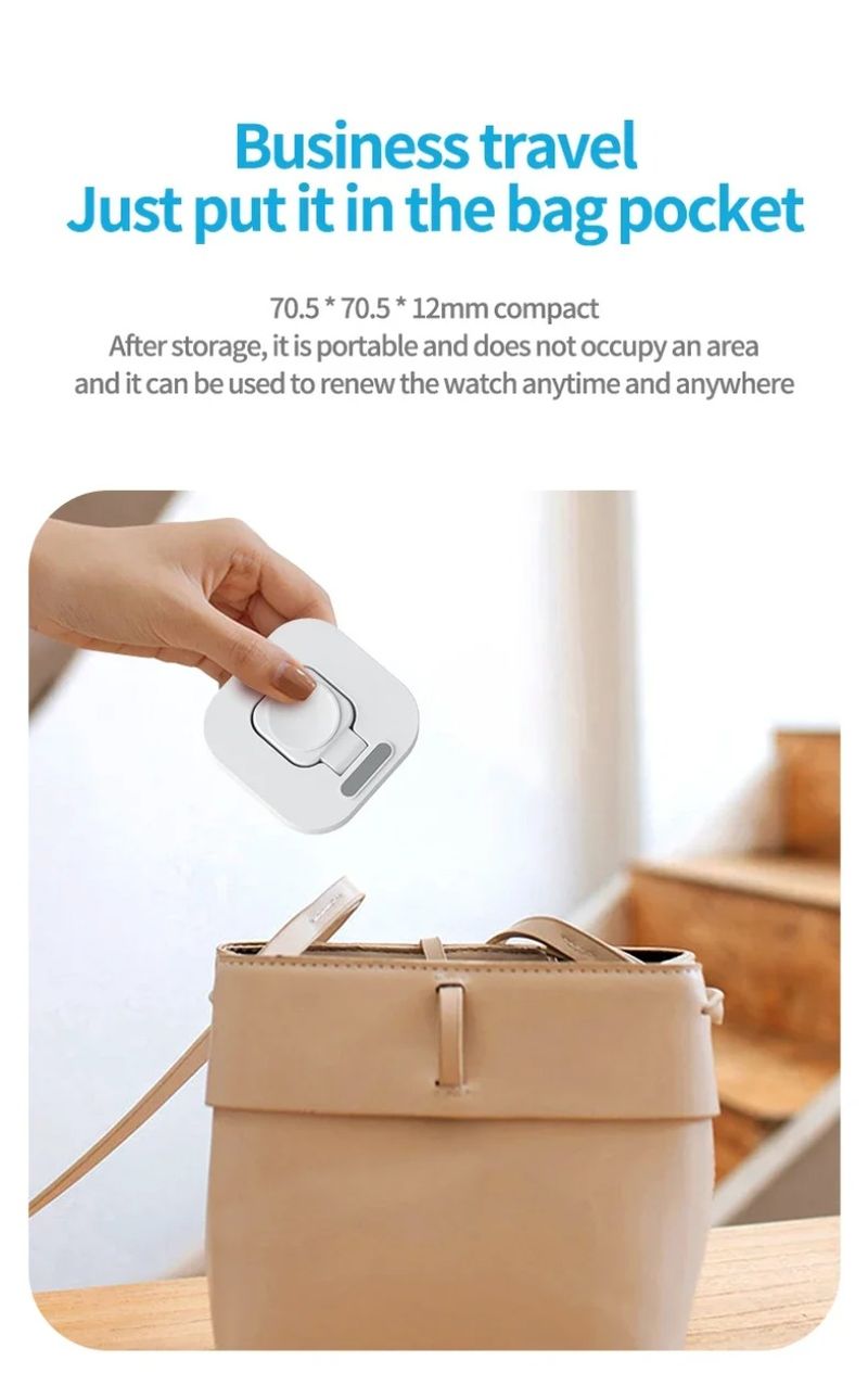 Portable Type-C Magnetic Wireless Charger Interface For IPhone Watch IWatch 8 7 6 5 SE 4 3 2 Mini Fast Charging_voghion.com