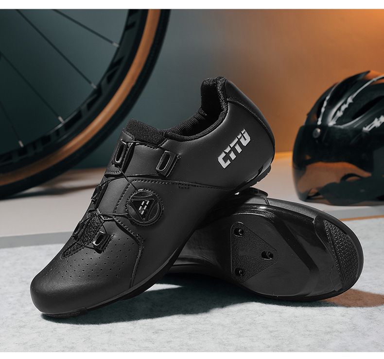 New Road Bike Cycling Shoes Men's Mountain Bike Bicycle Shoe Lock Competition Road Bike Lock Shoe Set Women's Cycling Shoes_voghion.com