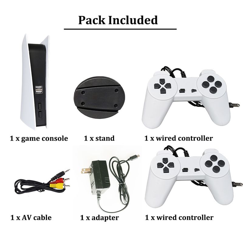 G155 Wireless Controller Game Station Style HD 3D 4K Video Output Retro Classic Gaming Console_voghion.com