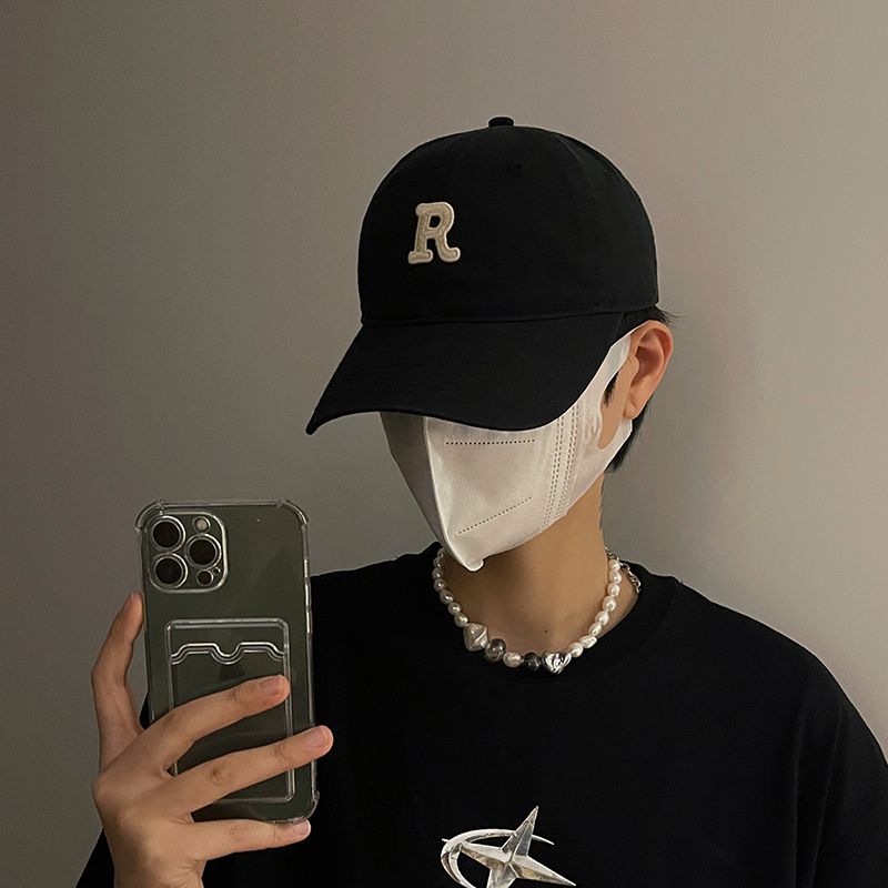 Big Head Cap Herren Schwarze Baseballkappe Sommer Lässig Vielseitig Große Größe Herrenstil_voghion.com