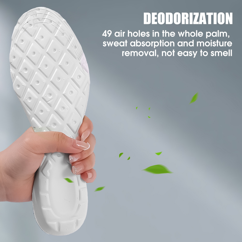 4 stk Latex Memory Foam-indlægssåler til blød fodstøtte til mænd Skopuder Åndbar ortopædisk sportsindlæg Fodplejeindsats_voghion.com