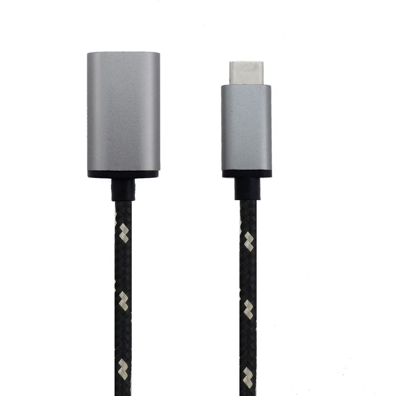Siatka muzyczna festiwalowa tkana Type-c Android Micro OTG dane aluminium metal USB2.0 adapter telefoniczny kabel_voghion.com