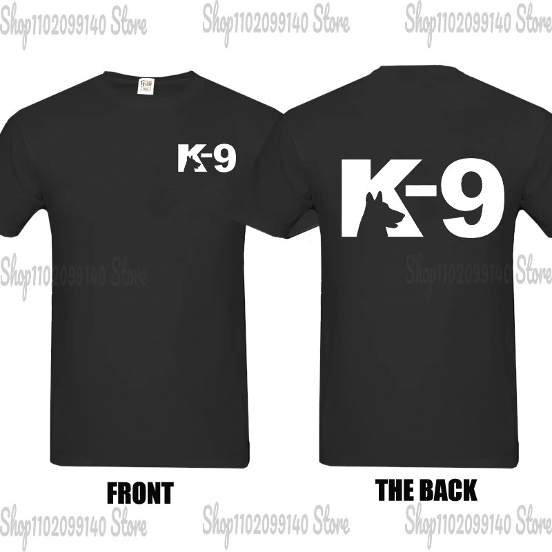 T-shirt da uomo Germania Dog K9 Unit K-9 Bundespolizei pastore tedesco_voghion.com