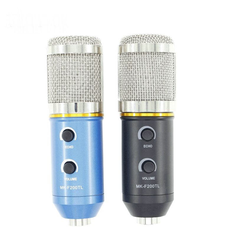 -F200FL USB mikrofon s stojalom za računalniški kondenzatorski studio, snemanje videa v karaoke formatu_voghion.com