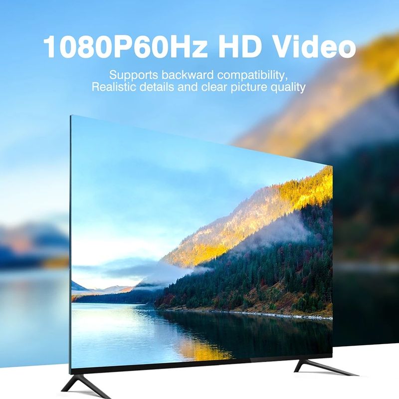 Przedłużacz HDMI Nadajnik Odbiornik HDMI 50m/164ft Przez Ethernet CAT5E/6 Port RJ45 z pętlą HDMI dla PC HDTV_voghion.com