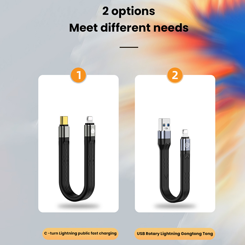 Câble USB C court Ultra PD 20W pour iPhone 14 13 Pro Max 3A câble de charge rapide pour iPhone 12 Mini Pro Max USB_voghion.com