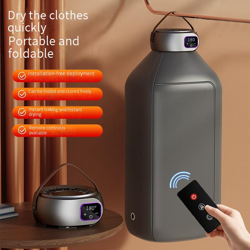 Intelligenter Wäschetrockner – Tragbar und schnelltrocknend für Zuhause und das Wohnheim (Automatisches, kompaktes Design)_voghion.com