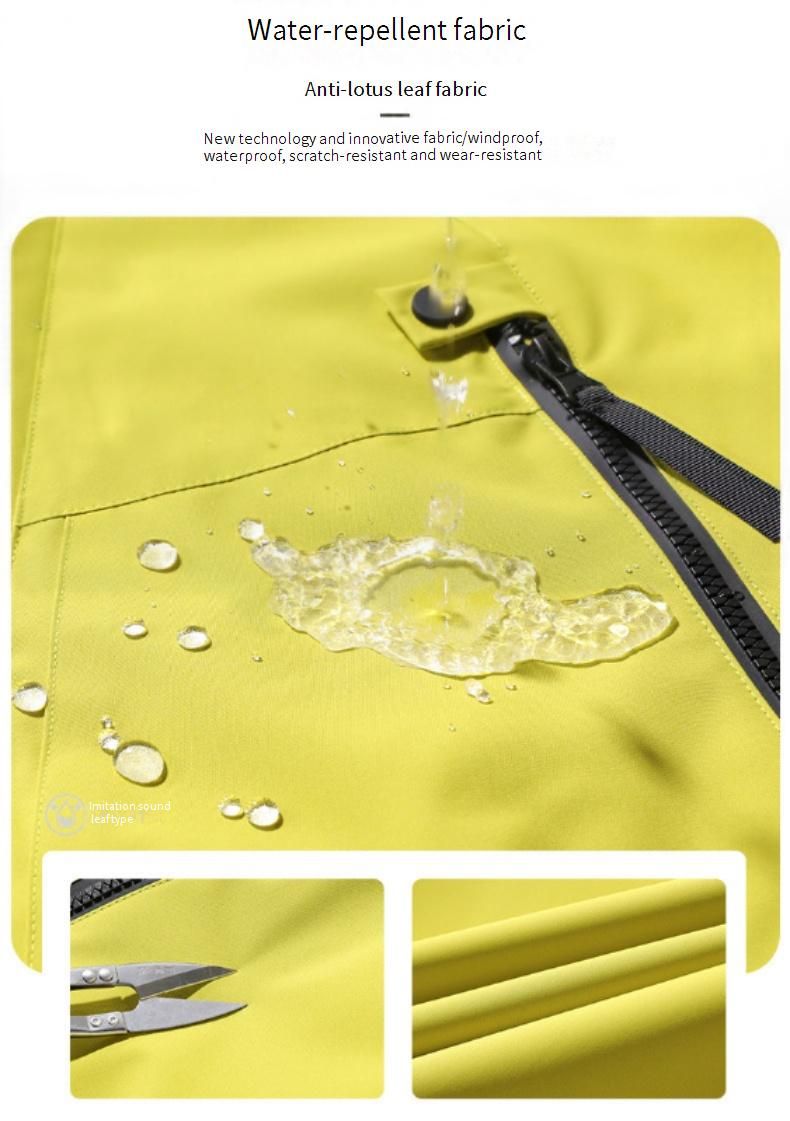 Unisex Couple's Outdoor Windproof Hooded Jacket - Sporty Pullover Anorak With Color Block Design_voghion.com
