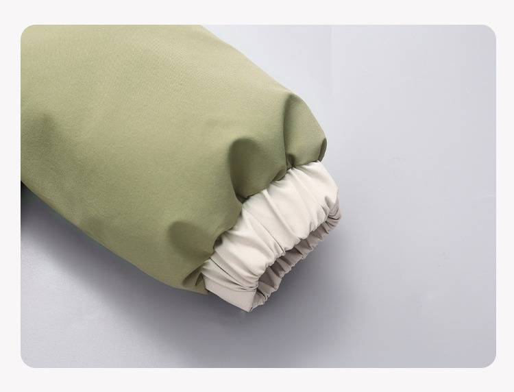 Set di piumini invernali premium per bambini - Tuta da neve calda in 2 pezzi per ragazzi e ragazze, morbido cappotto con cappuccio e bavaglino staccabile, imbottitura in piumino d'anatra bianca al 50%_voghion.com