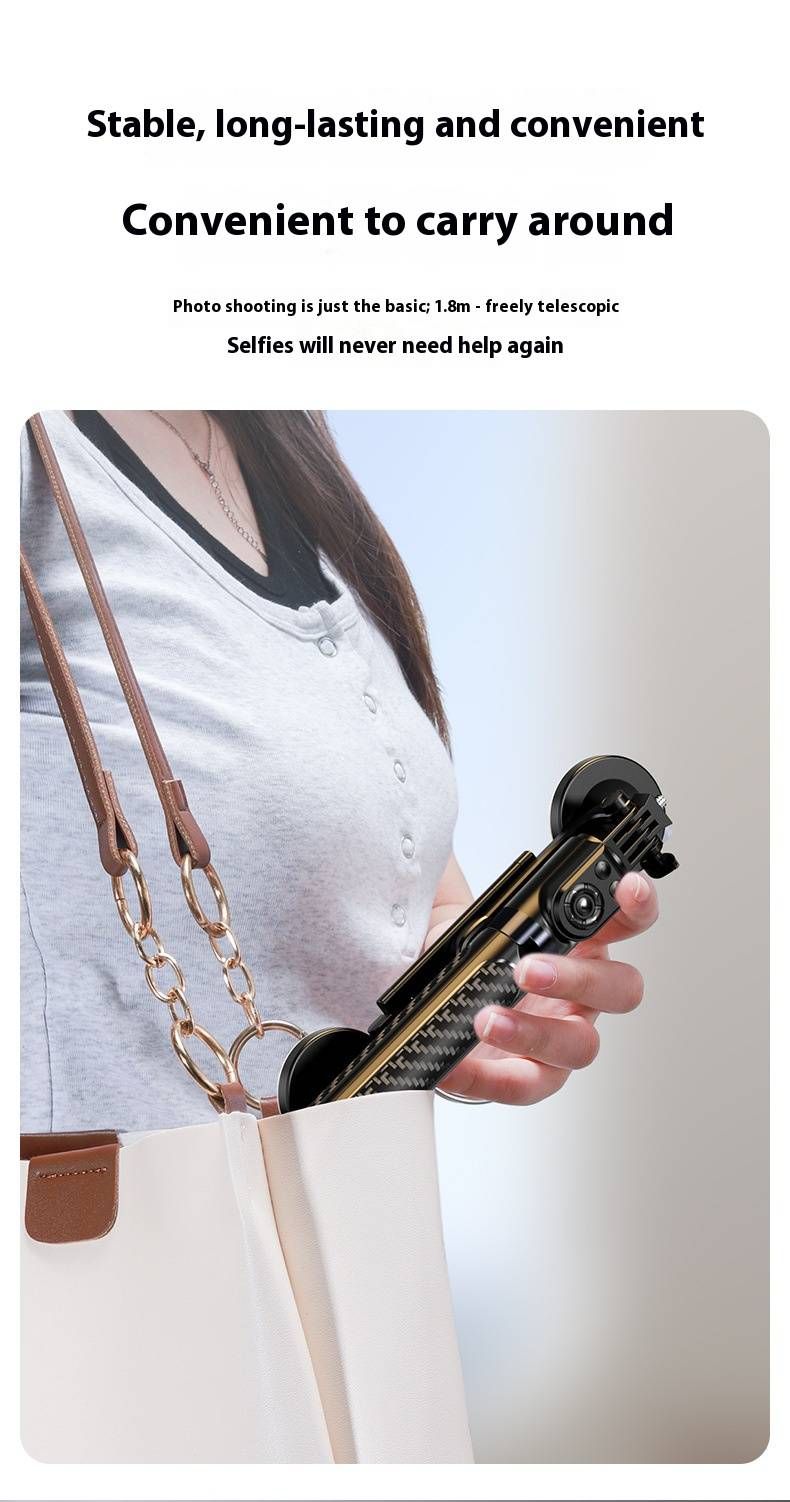 Bluetooth-Selfie-Stick-Stativ mit 4-Achsen-Stabilisierung, 20-m-Fernbedienung und zwei Fülllichtern für Live-Streaming und Vlogging_voghion.com
