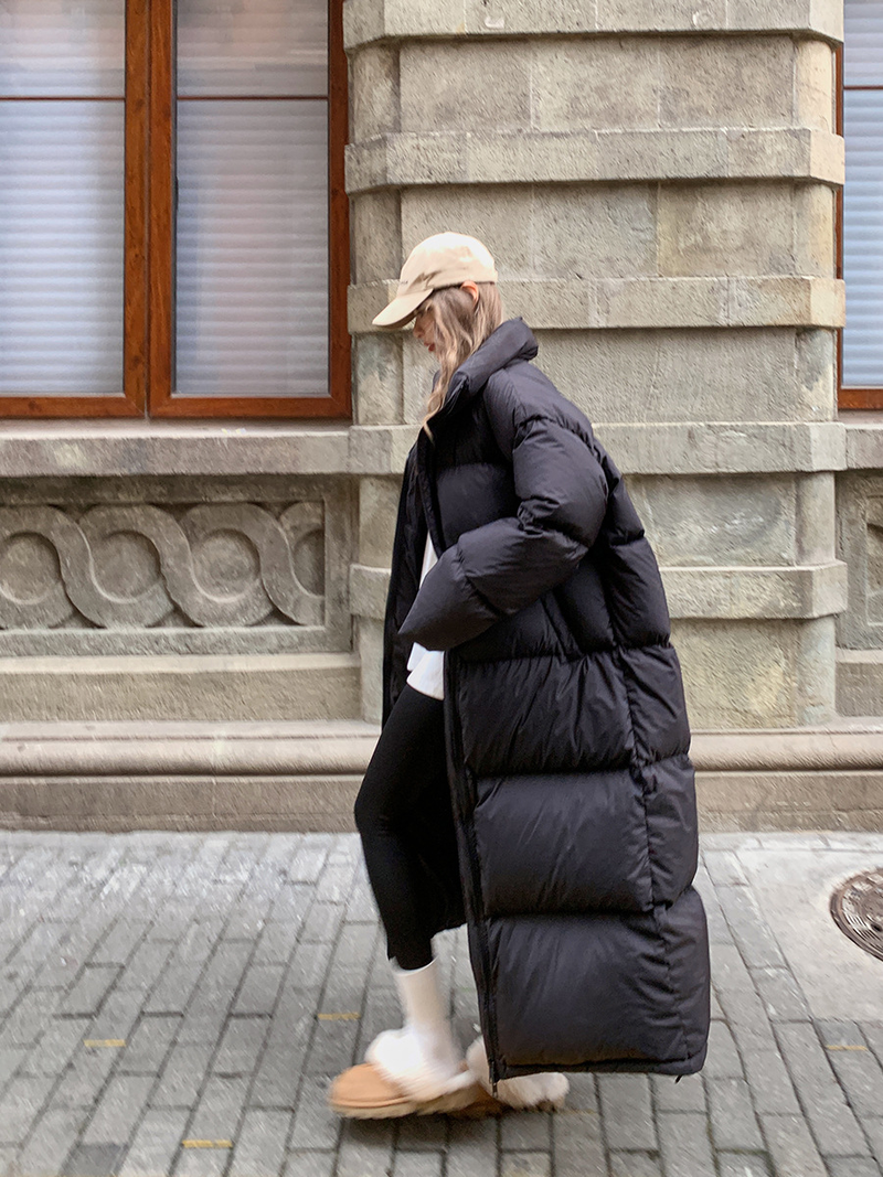 2023 Inverno Nuovo Giù Cappotto di Cotone Cappotto di Cotone Coreano di Media Lunghezza da Donna Cappotto di Cotone Sciolto Versatile Cappotto di Pane Addensato_voghion.com