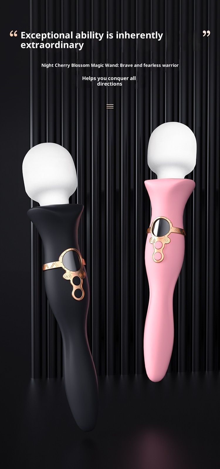 LuvBox Yezakura Dual-Head Massage AV Vibrator für Frauen, Masturbationsgerät, starke Vibration, Sexspielzeug für Erwachsene_voghion.com