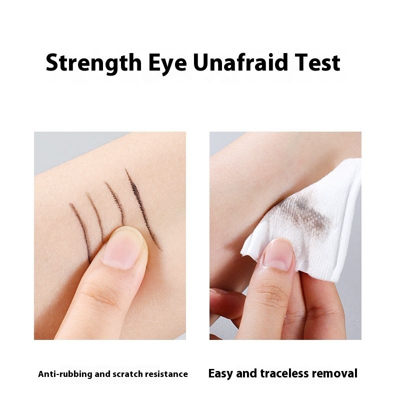 A. M. G Makeup Eyeliner in crema, setoso e liscio, illuminante per gli occhi, durevole, impermeabile, resistente al sudore, ad asciugatura rapida._voghion.com
