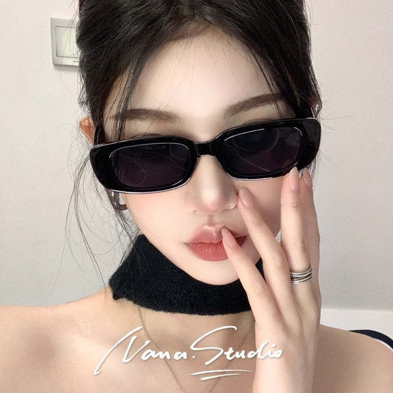 2025 Personality Rectangular Sunglasses Men's Tide High Definition Dancing Sunglasses Women's Glasses_voghion.com
