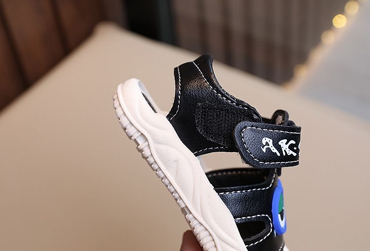 Sandalias de verano 2024 para madres e hijos, zapatos para niños de 0 a 1 a 2 años, zapatos para bebés con punta cerrada y suela suave, sandalias de dibujos animados para niños y niñas_voghion.com