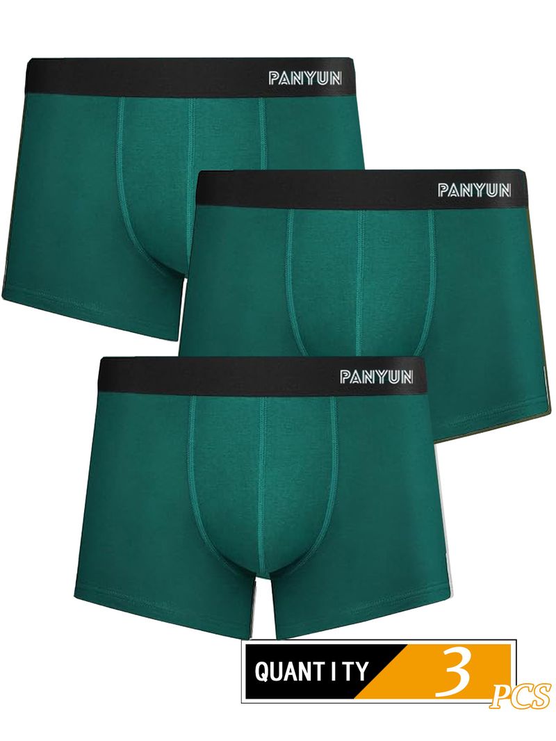 Roupa íntima e pijamas Boxer Briefs de algodão puro_voghion.com