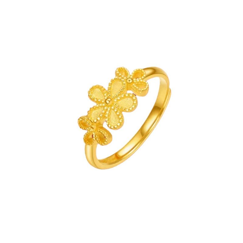 Neues Pfirsichblüten-Ehering-Set Zhou Family Wedding Series Pfirsichblüten-Halskette, Armband, Ring, dreiteiliges Set_voghion.com