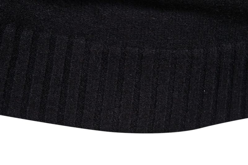 Tricots pour hommes col roulé mode pull à manches longues base_voghion.com