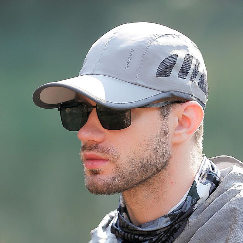 【 Leichtgewichtig 】 Herren Frühling und Sommer Dünne Entenzunge Schnelltrocknend Atmungsaktiv Baseball Freizeit Outdoor Sonnenschutz_voghion.com