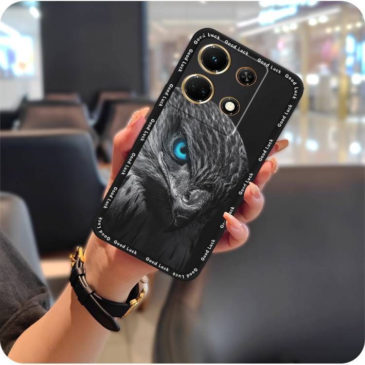 TechGlobe compatibile con Infinix Note30 VIP/X6710 Custodia per telefono rossa con bordo completo per uomini e donne, divertente e creativa._voghion.com