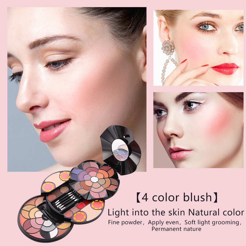 Make-up-Geschenksets für Frauen, professionelles Make-up-Palette, Lidschatten, Rouge, Concealer, wasserfestes Geschenkset, Kosmetik_voghion.com