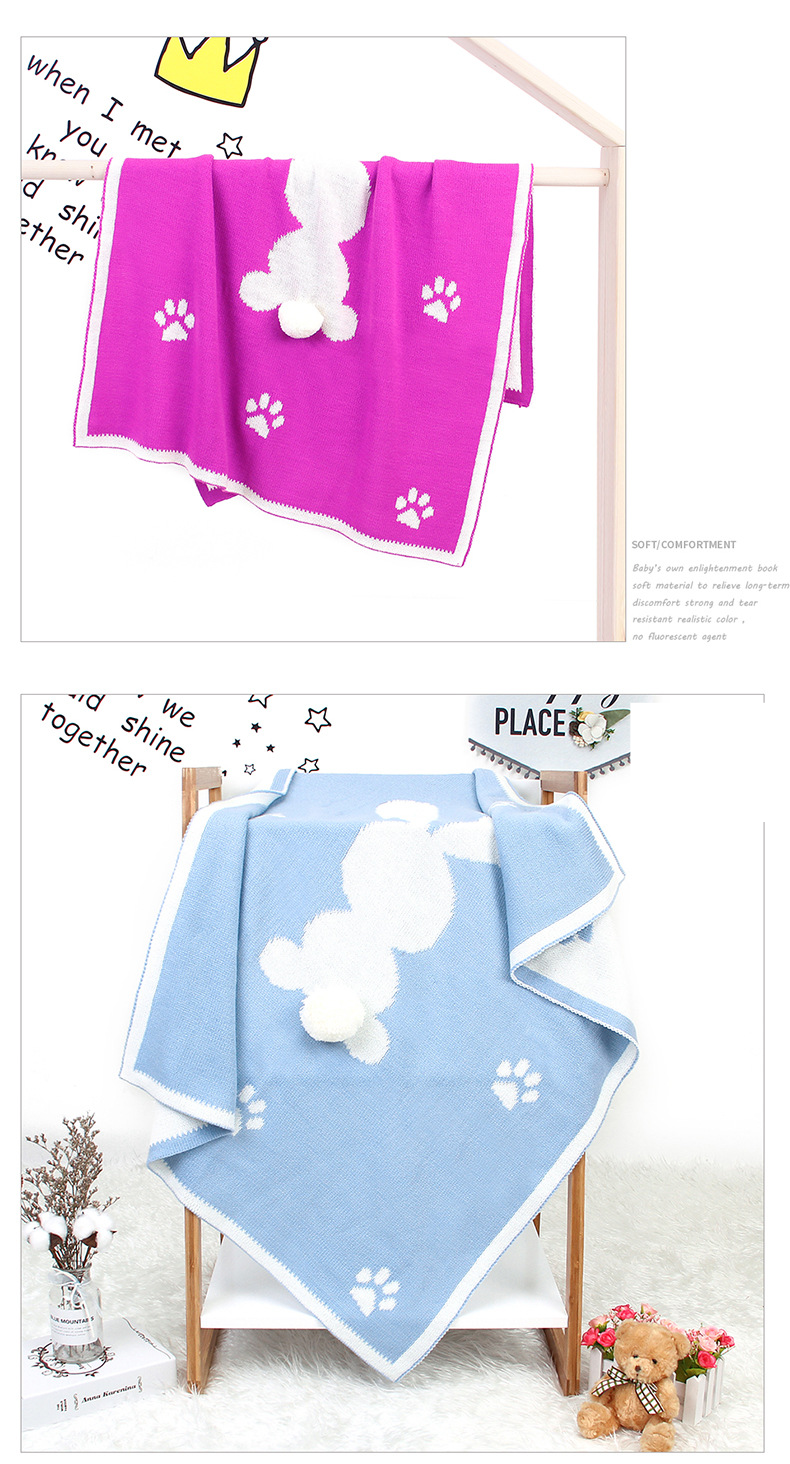 Mother&Kids Baby cartoon stereoscopic rabbit blanket Cover blanket Baby blanket_voghion.com
