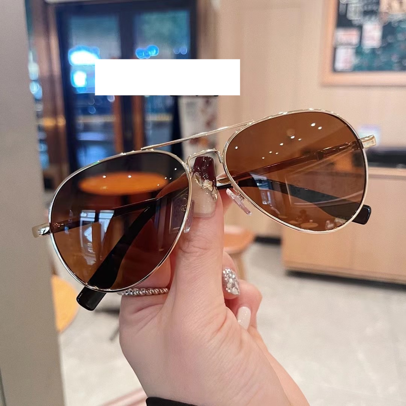 Unisex Kinder Sonnenbrille Trendy Pilot Jungen Sonnenbrille Hübsche Polarisierte Anti-UV Mädchen Brille Jungen Mode Cool_voghion.com