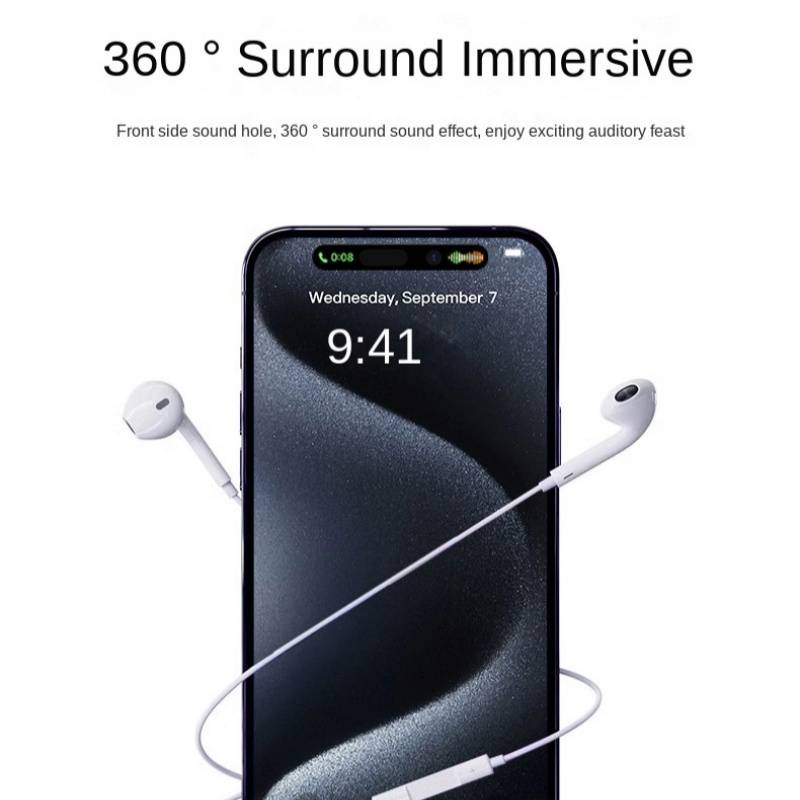 Generation 15 USB-C In-Line-Kopfhörer für iPhone 15 Pro Max In-Ear Type-C Ohrhörer Limited Kopfhörer_voghion.com