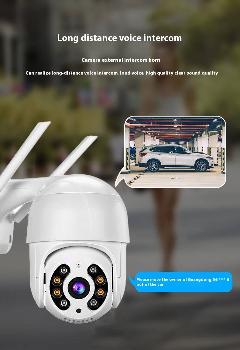 XiongMai ICSee Outdoor-WLAN-Sicherheitskamera – Infrarot-Nachtsicht, HD-Überwachung, wetterfestes Design_voghion.com