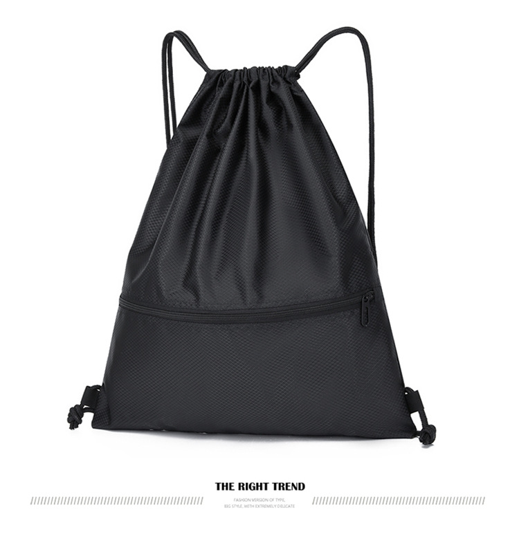 Waterproof Drawstring Sports Backpack - Large Capacity Gym Bag With Adjustable Straps (Lightweight & Travel-Friendly)_voghion.com