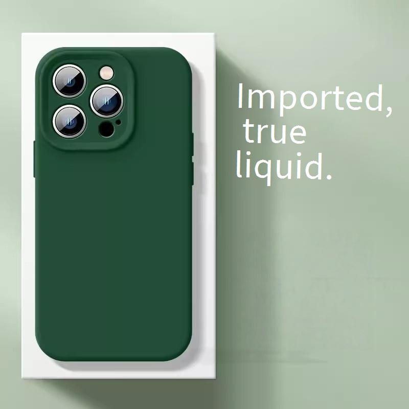 Premium Liquid Silicone Case For IPhone 16 Pro Max - Shockproof Full Coverage Slim Fit Protective Cover With Precise Cutouts_voghion.com