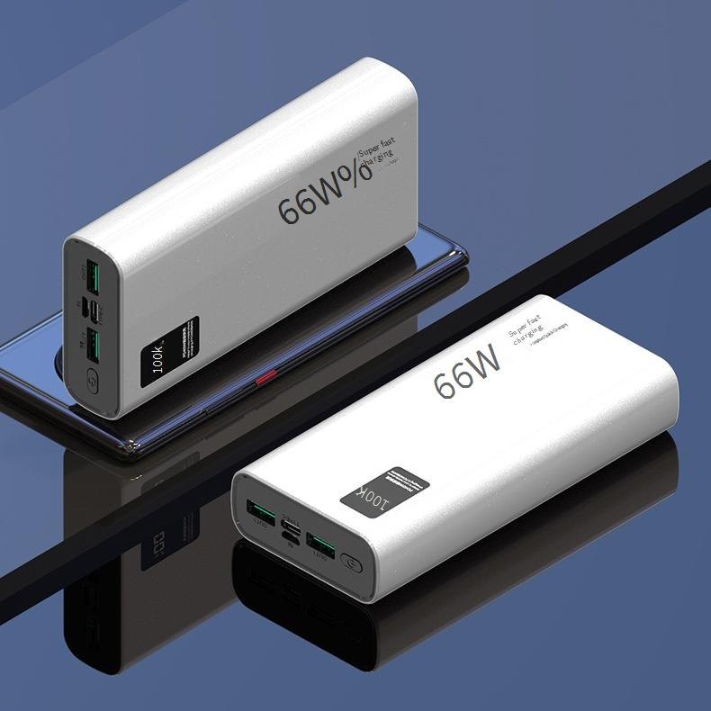 Ultraflache, tragbare Powerbank mit 20.000 mAh und 66 W PD-Schnellladung, kompatibel mit iPhone- und Android-Geräten_voghion.com