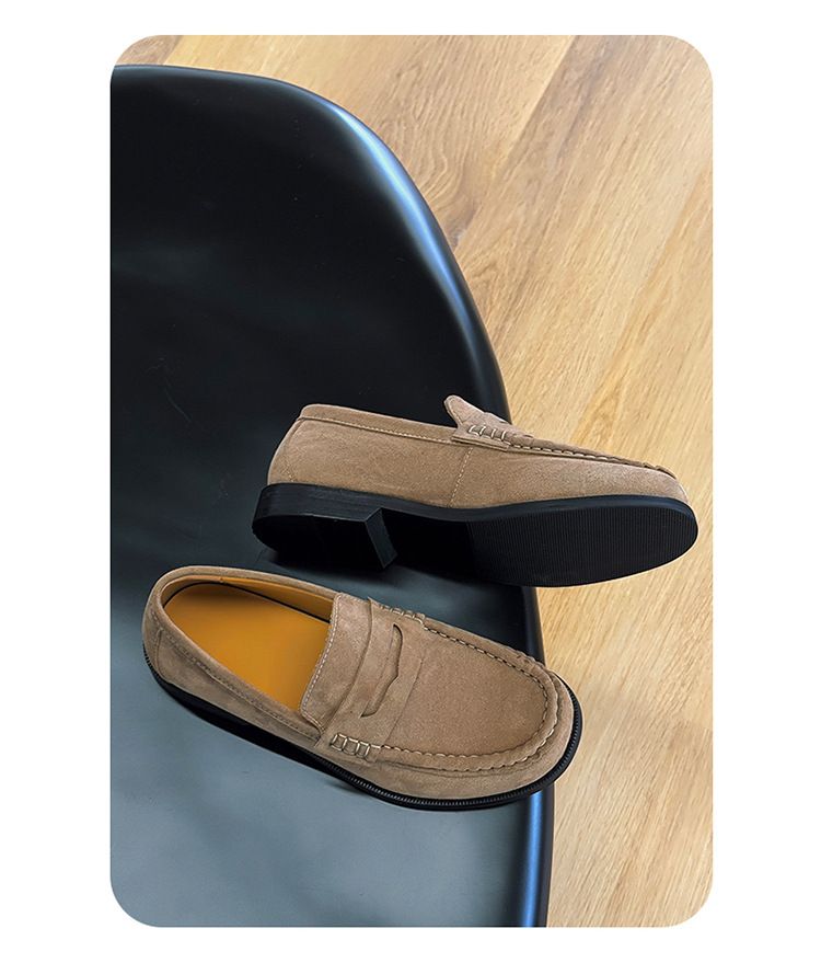 Designer Herren Abendschuhe Luxus Hochwertiges Wildleder Julian Loafer Kalbsleder Echtes Leder Casual Job Loafer Party VINTAGE_voghion.com