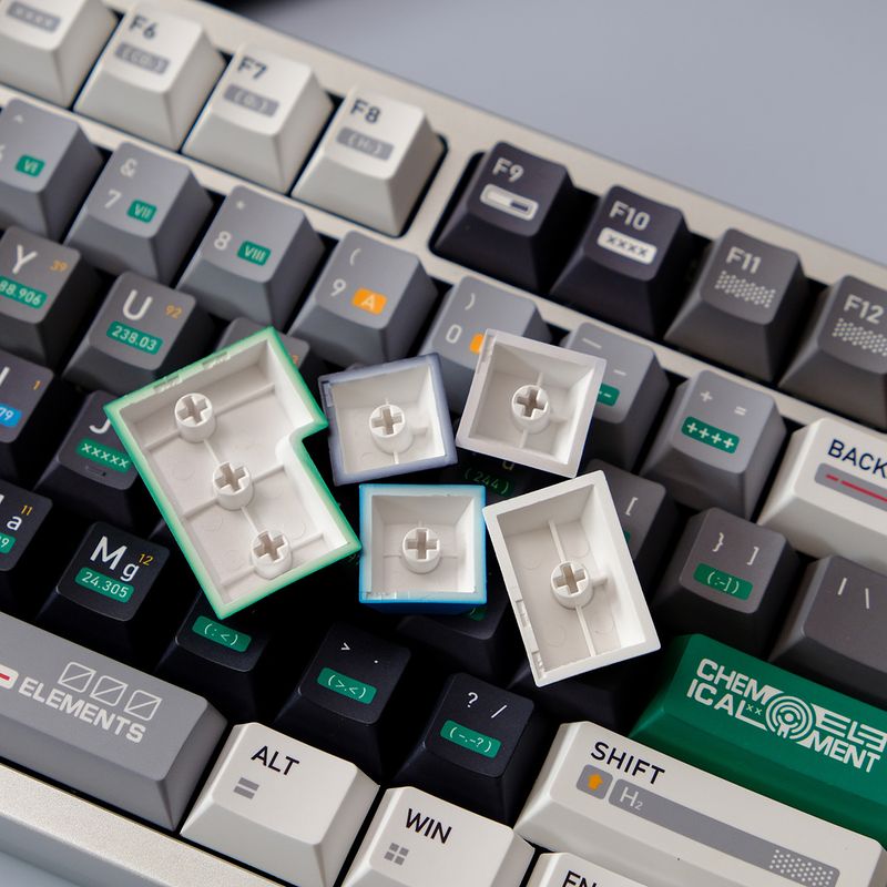 2422 Kémiai képletű, 5 oldalas, hőszublimációs mechanikus billentyűzet, PBT billentyűsapka_voghion.com