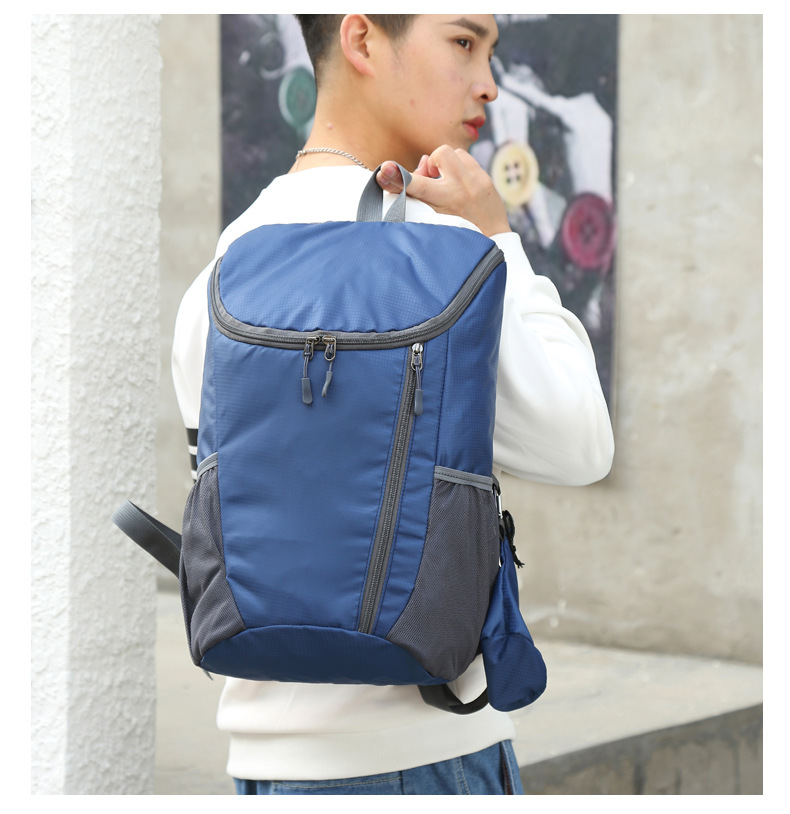 New backpack with large capacity, foldable lightweight and waterproof outdoor bag, travel sports backpack_voghion.com