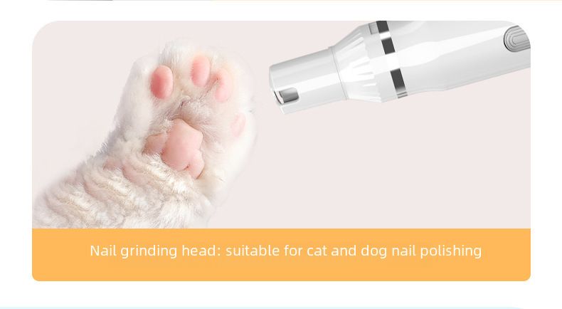 Pet Shaver 4-in-1 suit dog electric clipper pedicure hair clipper cat electric nail grinder_voghion.com