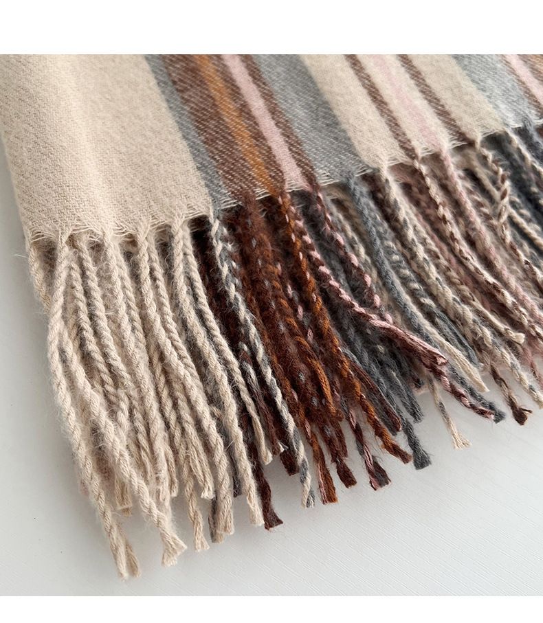 kasjmier paar plaid 2024 herfst en winter nieuwe kerstsjaal veelzijdige warme sjaal_voghion.com